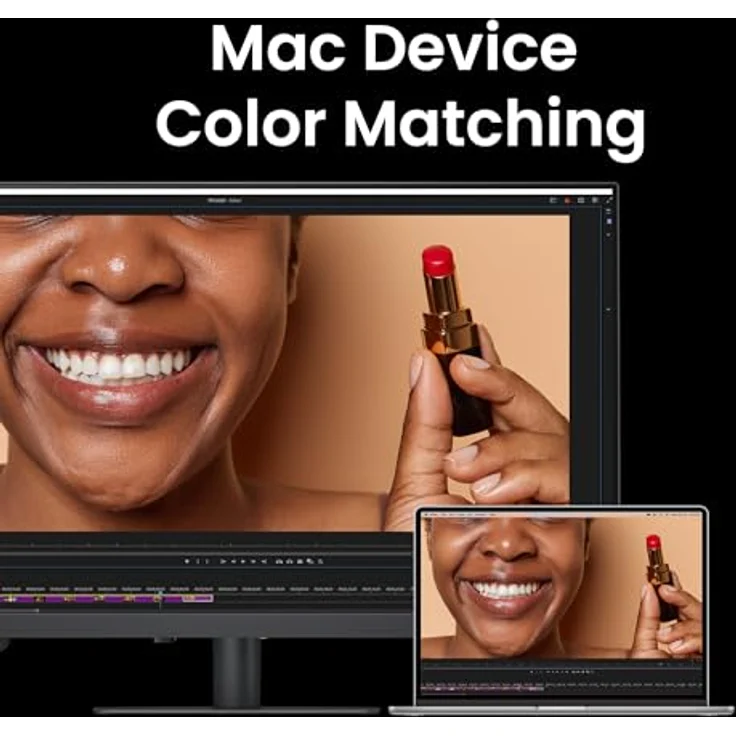 BenQ PV3200U 32" 4K Monitor für Videobearbeitung, 95% DCI-P3, 100% Rec.709/sRGB, 2.1-Kanal-Lautsprecher, ergonomischer Standfuß, werkseitig kalibriert, Mac-kompatibel, USB-C – Bild 5