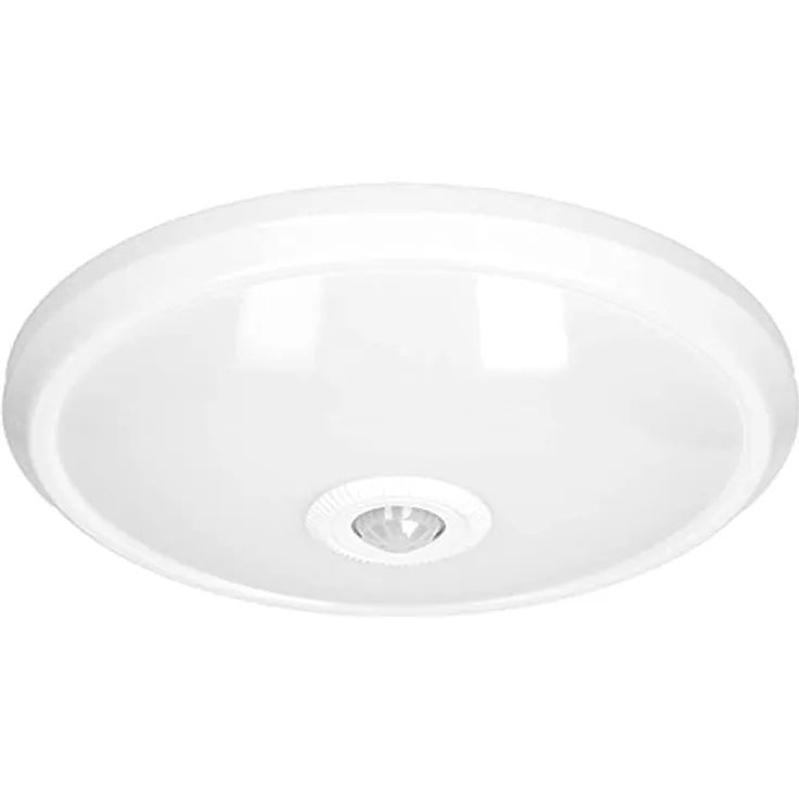 Adviti Zonda Deckenleuchte mit Bewegungsmelder IP20 4000 K Polycarbonat Opal Weiß (12 W ohne Batterie)