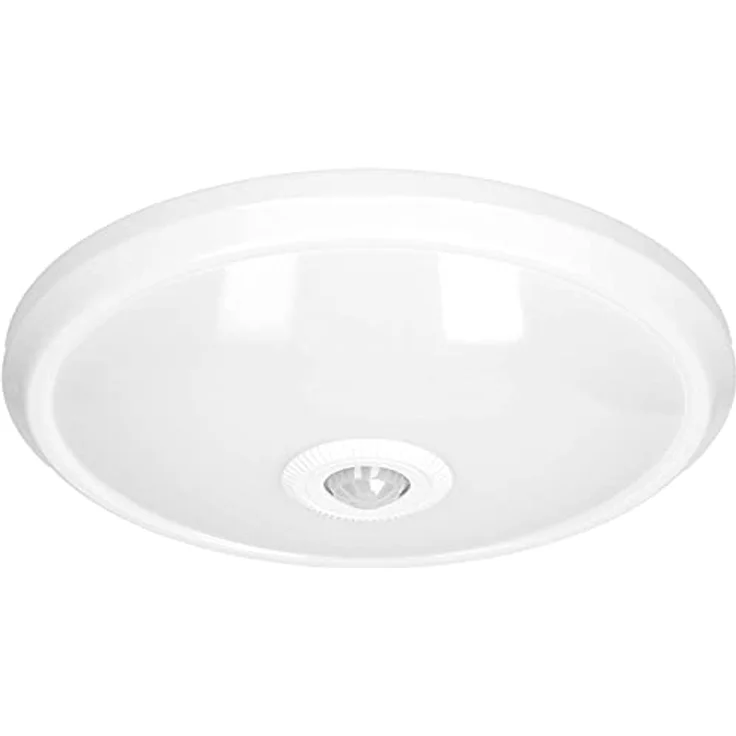 Adviti Zonda Deckenleuchte mit Bewegungsmelder IP20 4000 K Polycarbonat Opal Weiß (12 W ohne Batterie) – Bild 1