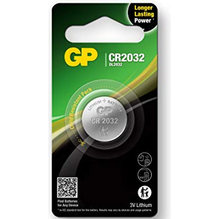 GP CR2032-7U1 Lithium Batterie CR2032 (3V) – Bild 2