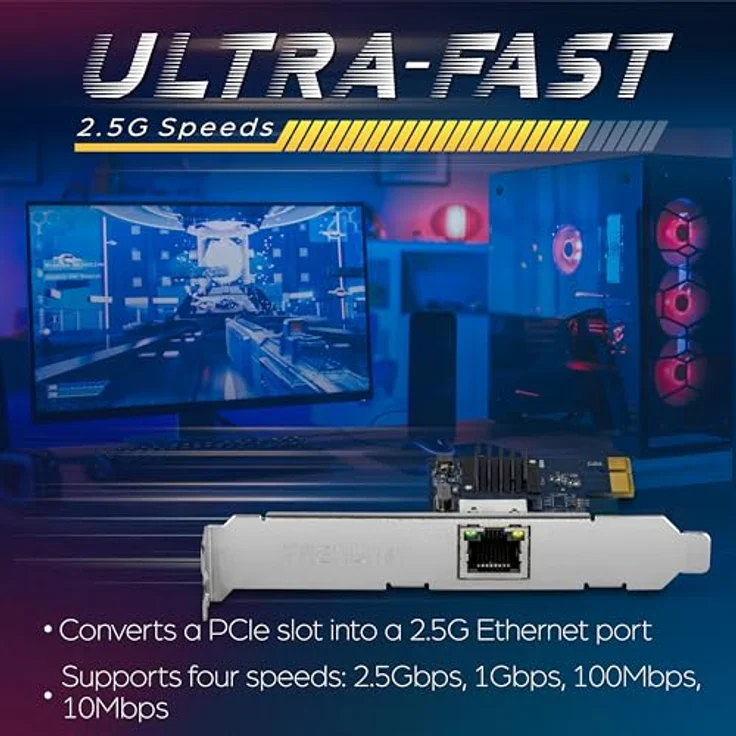 TRENDnet TEG-25Gectx PCIe Adapter 2.5Gbase-T – Bild 6