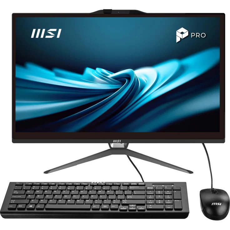 MSI Pro AP222T 14MA-613EU, 21,5" Touch All-in-One-PC, Intel Core i3-14100, 8 GB RAM, 512 GB SSD, Schwarz