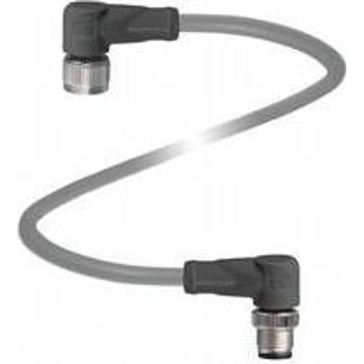 Pepperl & Fuchs Verlängerungskabel, Verbindungskabel 0,60 m, gewinkelt, A-kodiert, IP67, grau