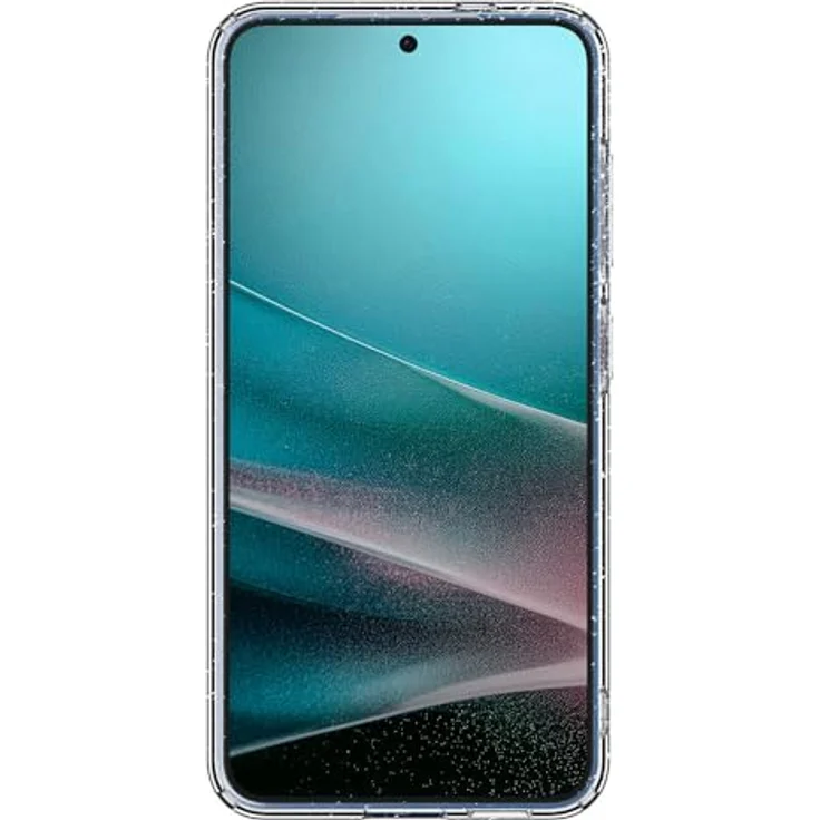 Spigen Liquid Crystal Glitter Hülle Kompatibel mit Samsung Galaxy S25 -Crystal Quartz, Transparentes TPU Material mit Glitzer und Schutzrand – Bild 4