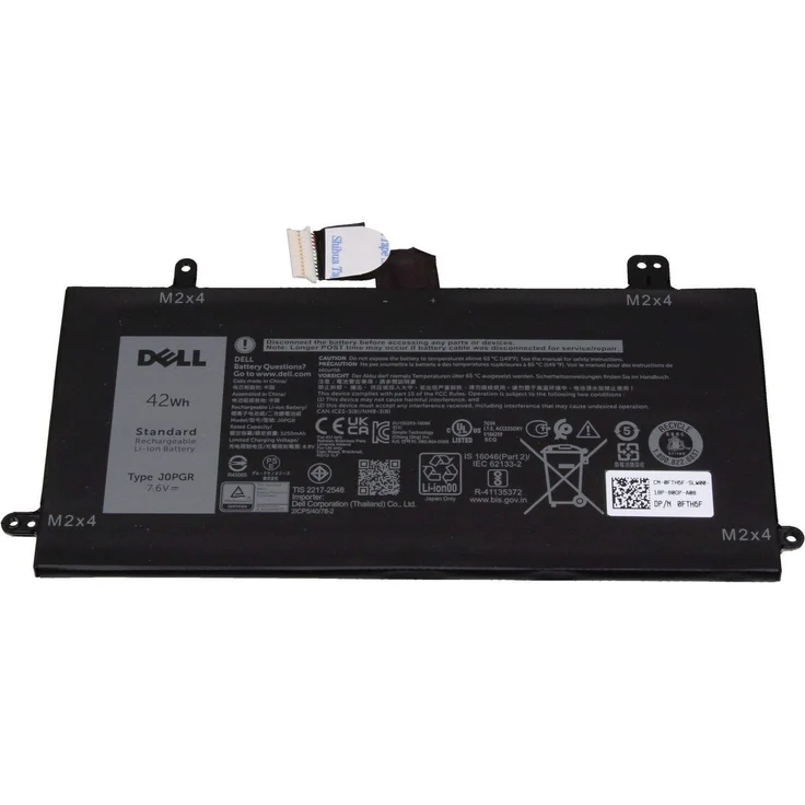 Dell Batterie 4Cell 42Wh, 5.250 mAh, 7,6 V