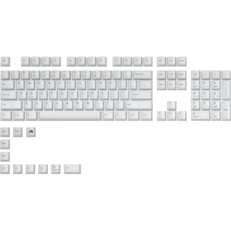 Glorious PC Gaming Race Polychroma RGB Keycaps, Keycaps, Weiss – Bild 3