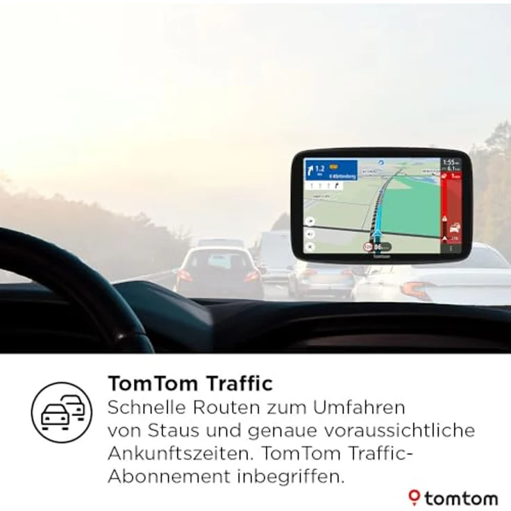 TomTom Go Navigator 7, 17,8 cm (7 Zoll) Navigationsgerät mit 32 GB, Ganz Europa, Wi-Fi, Bluetooth, Radarkamerawarnungen – Bild 2