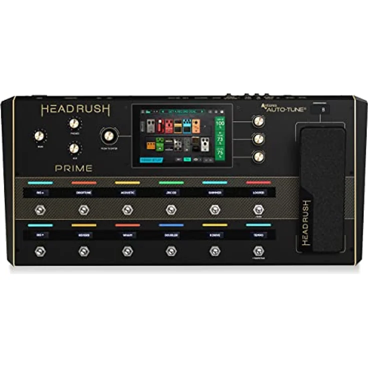 HeadRush Prime - Gitarren & Vocal Multi-Effekt-Pedal, Modelling-Prozessor mit Amp Cloner, Antares Auto-Tune, WLAN, Touchscreen, Looper & Bluetooth – Bild 1