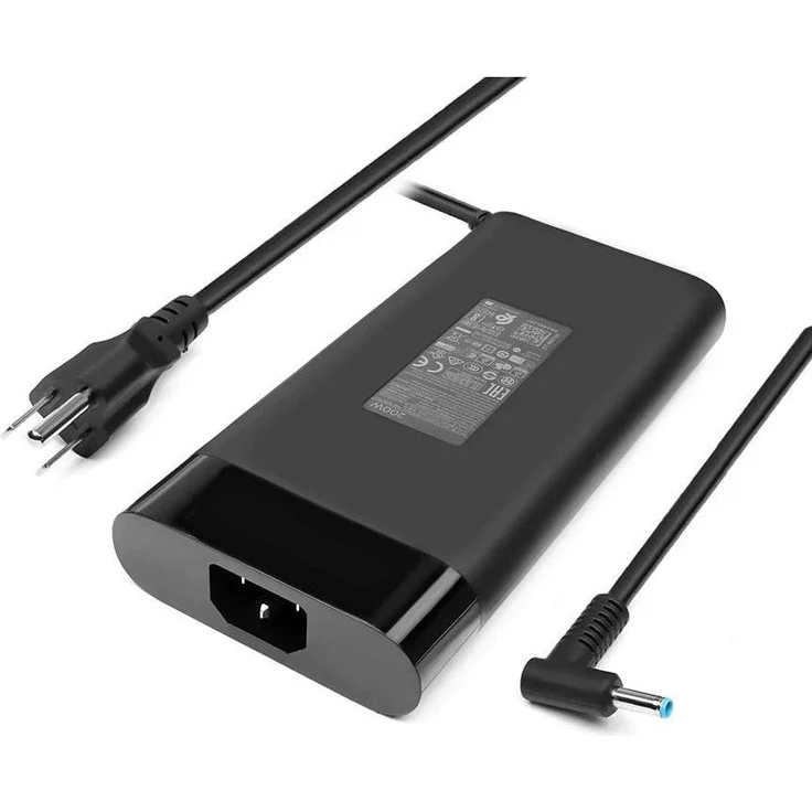 HP SKO-200W Slim AC Adapter PFC 4, Notebook Netzteil mit 200 W Ausgangsleistung, Schwarz – Bild 1