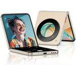 nubia flip 5G entsperrtes Smartphone – faltbares Dual-Screen-Handy, 50MP AI Dual-Kamera, Snapdragon 7 Gen1, 4310mAh, 33W Schnellladung, Einhandsteuerung, Android-Handy im Taschenformat für Jugendliche