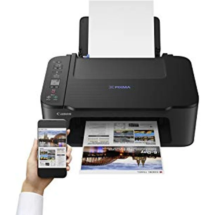 Canon PIXMA TS3450 Multifunktions-Tintenstrahldrucker, Schwarz - Intelligente Einfachheit, Tech-Technologie Kompatibilität – Bild 2