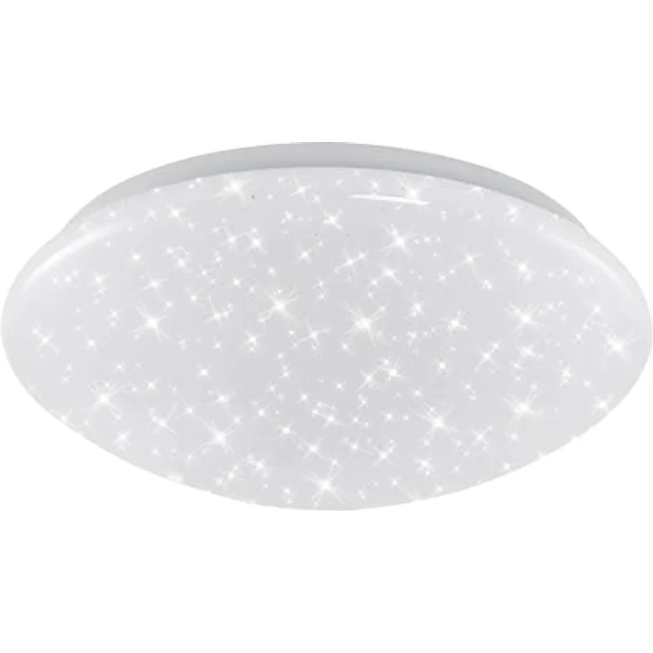 BRILONER LED Deckenlampe mit Sternenhimmel, 12 Watt, 1300 Lumen, 28x6,5 cm, Weiß – Bild 4