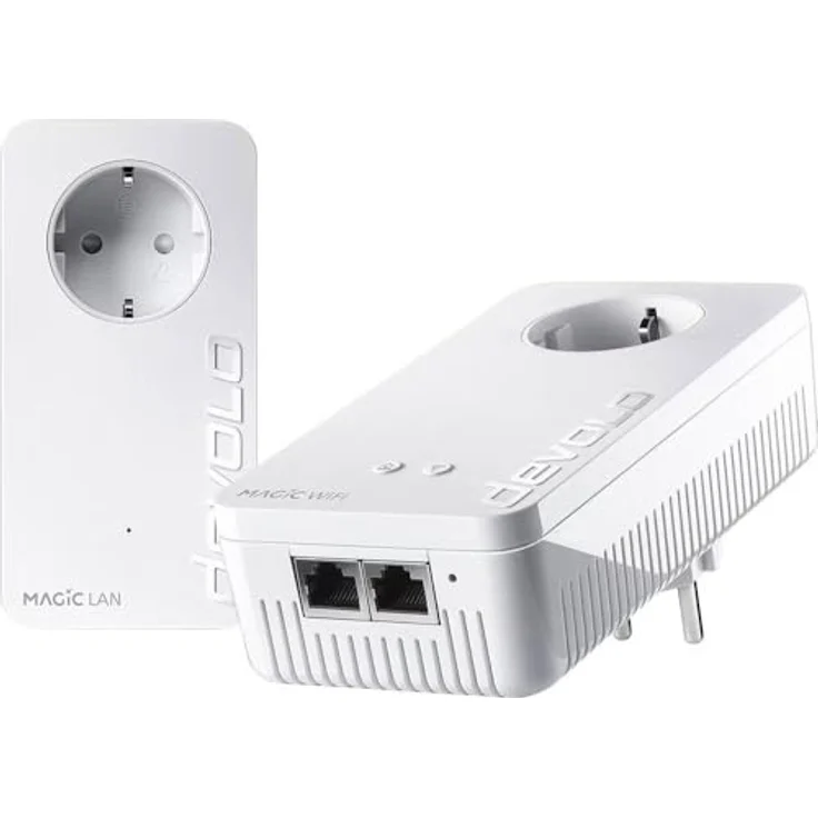 DEVOLO Magic 2 WiFi 6 next Starter Kit, Powerline Mesh WLAN Verstärker mit 2x Adaptern, bis zu 3.000 Mbit/s, WPA3-Verschlüsselung, Plug-and-Play – Bild 2