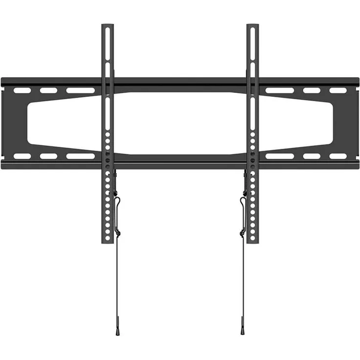 JTI SECURA TV-Halterung Fixed Max Vesa 600x400, für Fernseher 40-90 Zoll bis 45 kg, flaches Design, Schwarz