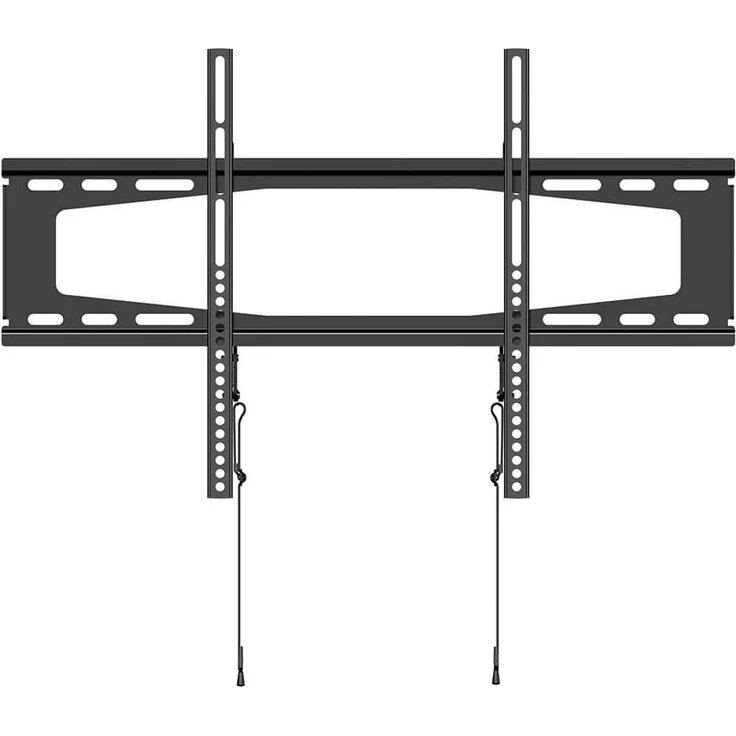 JTI SECURA TV-Halterung Fixed Max Vesa 600x400, für Fernseher 40-90 Zoll bis 45 kg, flaches Design, Schwarz
