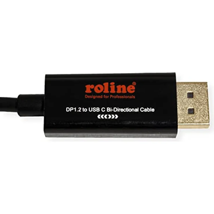 ROLINE USB Typ C - DisplayPort, v1.2, bidirektionales Adapterkabel, ST/ST, 2 m – Bild 3
