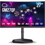 Cooler Master GM27QP, 27 Zoll QHD Curved Monitor, schwarz, VA-Panel, 240Hz, Adaptive-Sync
