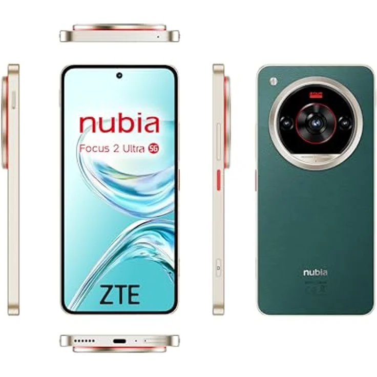Nubia Focus 2 Ultra, 5G Smartphone mit 512 GB Speicher, 6.8 Zoll Dreifach Kamera, Forest Green – Bild 6