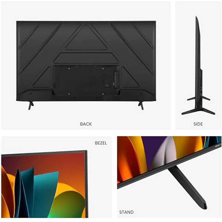 Hisense 65E6NT 164cm (65 Zoll) Fernseher, 4K UHD Smart TV, Precision Colour, HDR, Dolby Vision, 60Hz, Triple Tuner DVB-C/S/S2/T/T2, WiFi, HDMI 2.1, Bluetooth, Alexa Built-in, Schwarz, [2024] – Bild 3