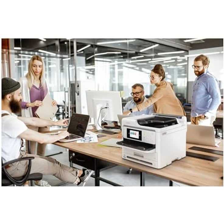 Epson Multifunktionsgerät Workforce Pro WF-M5899DWF, Großformat, langlebig, robust, flexibel - schwarz – Bild 3