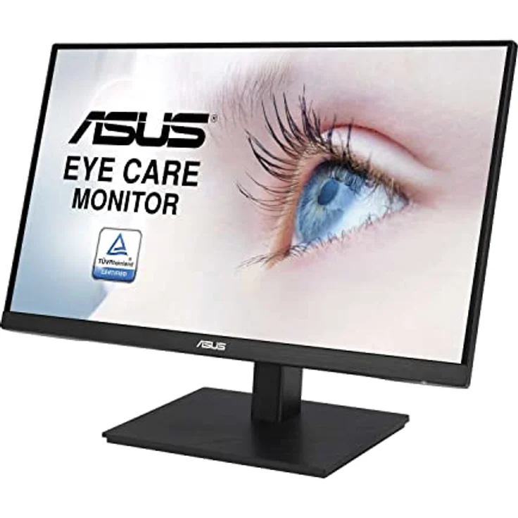 ASUS Eye Care VA27EQSB 27 Zoll Full HD Monitor ergonomisch Flicker-Free Blaulichtfilter Adaptive-Sync 75 Hz 16:9 IPS Panel 1920x1080 DisplayPort HDMI D-Sub USB Hub Schwarz – Bild 4