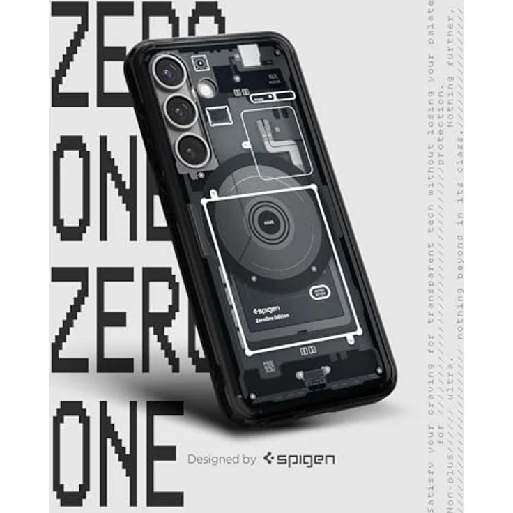 Spigen Ultra Hybrid MagFit Hülle für Samsung Galaxy S25, kompatibel mit MagSafe, Black, mit Eckschutz und Displayrand – Bild 5