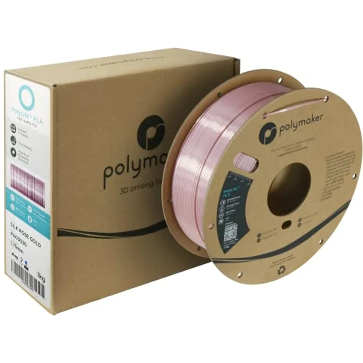 Polymaker PolyLite PLA - 1.75mm - 1kg - hochbelastbares 3D-Druckmaterial in Rose Gold – Bild 5