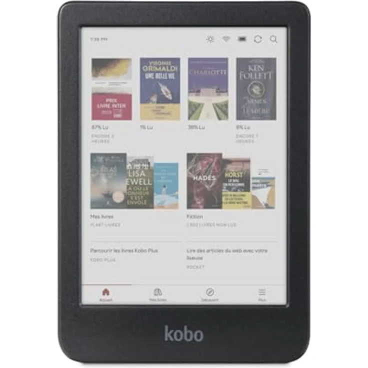 Kobo Clara Colour | Colour eReader | 6" Glare-Free Colour E Ink Kaleido™ 3 Display | Dark Mode Option | Wasserdicht | Audiobooks | 16GB Speicher | Schwarz – Bild 1