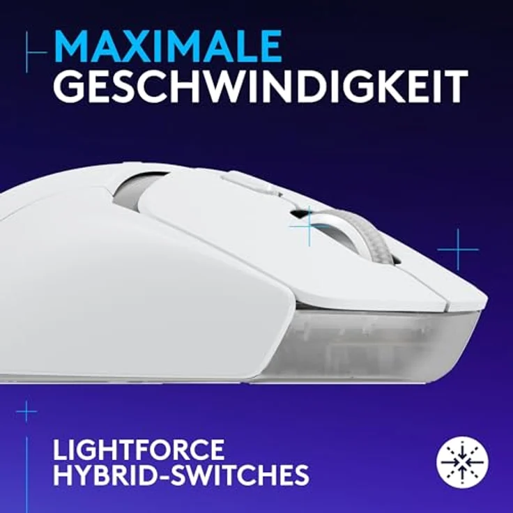 Logitech G309 Lightspeed (Kabellos), Maus, Weiss – Bild 2