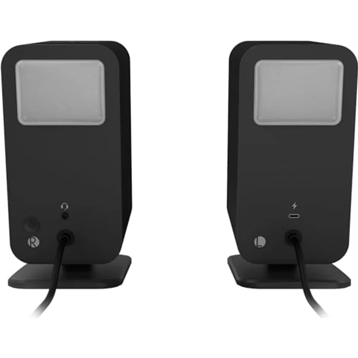 Klipsch ProMedia Lumina 2.1, Desktop-Lautsprecher mit USB-C, Bluetooth 5.3, individueller Beleuchtung, kompaktem Subwoofer, Schwarz – Bild 4