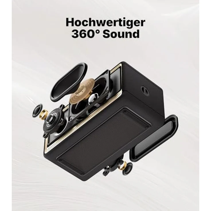 Edifier ES60, Premium Bluetooth Lautsprecher mit 34W, Bluetooth 5.4, IP66 wasserfest, bis zu 9h Akku, USB-C, Stereo Pairing, Ambientebeleuchtung, ConneX App – Bild 2