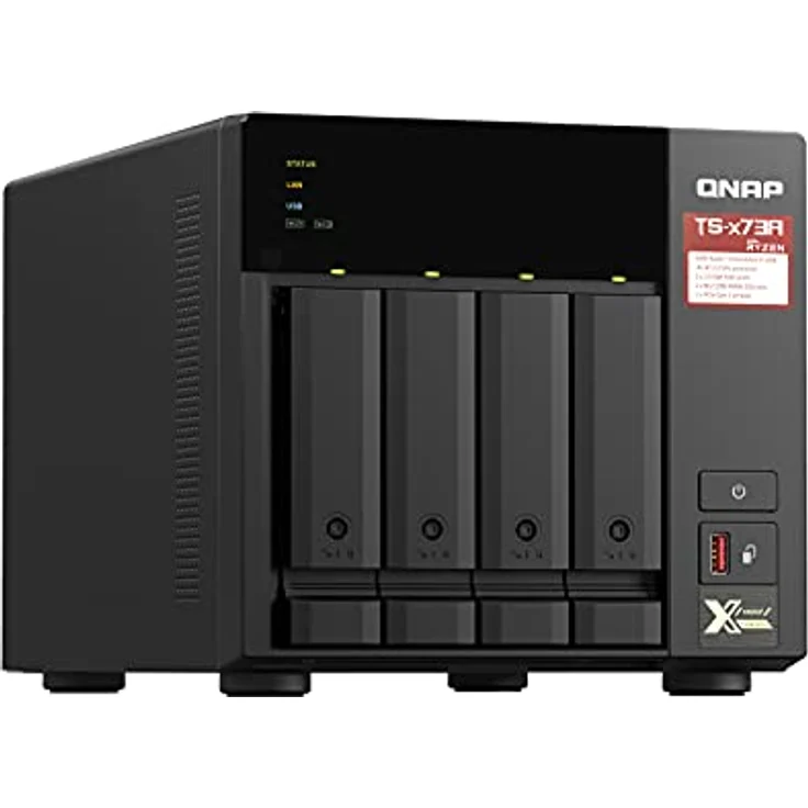 QNAP Turbo Station TS-473A-8G, 8GB RAM, 2x 2.5GBase-T – Bild 2