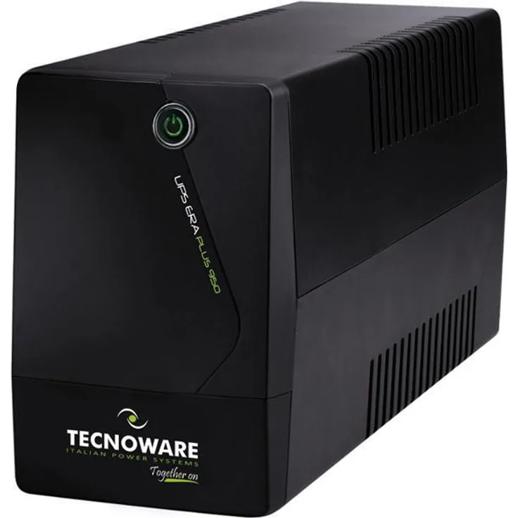 Tecnoware Era Plus 950 Unterbrechungsfreie Stromversorgung (USV) Line-Interaktiv 0,95 kVA 665 W 2 AC-Ausgänge, mit integrierter Batterie, Sinuswellen-Ausgang und kompaktem Design