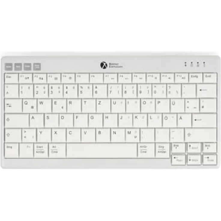 Bakker Elkhuizen UltraBoard 950 V2 Wireless, Kabellose Tastatur mit deutscher Tastenbelegung, grau – Bild 1