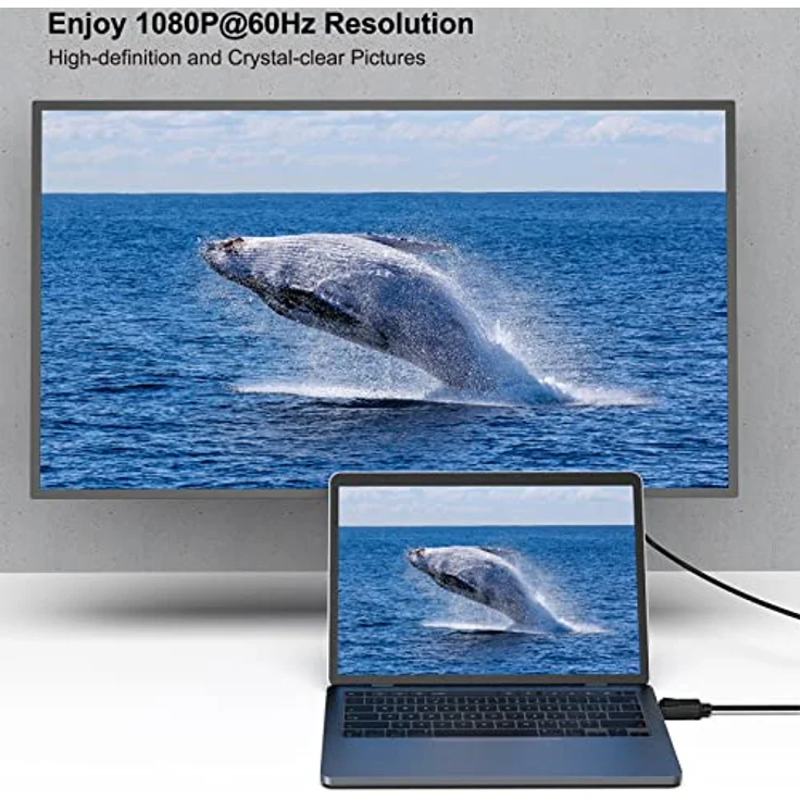 benfei DisplayPort zu DVI DVI-D Single Link 1,8 m Kabel, Display Port auf DVI Adapter Stecker auf Stecker vergoldet Kordel für Lenovo, Dell, HP, Asus und andere Bran - Preisvergleich – Bild 2