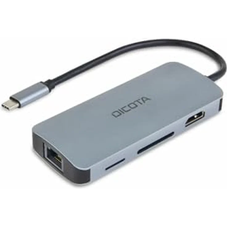 DICOTA USB C 8-in-1 Multi Hub, 4K PD 100W für verbesserte Konnektivität – Bild 7