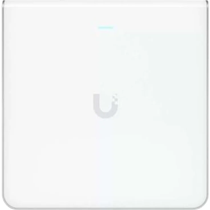 Ubiquiti UniFi U6-Enterprise-IW, Access-Point Wi-Fi 6E, 2.4 GHz, 5 GHz, 6 GHz, 4 Ethernet-Anschlüsse, Unterputzmontage, Weiß – Bild 1