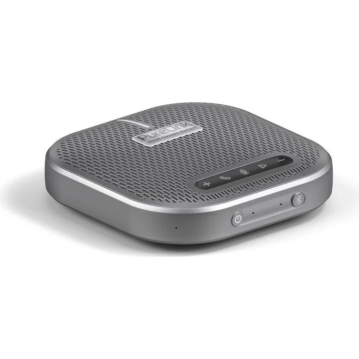 PureLink PT-SPEAK-100, Tragbarer 3W Bluetooth-Lautsprecher mit omnidirektionalem Mikrofon, Grau