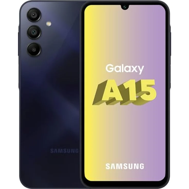 Samsung Galaxy A15 4GB+128GB [International Version] (Blue Black) - Samsung Smartphone mit großem Arbeitsspeicher und erweiterbarem Speicherplatz – Bild 1