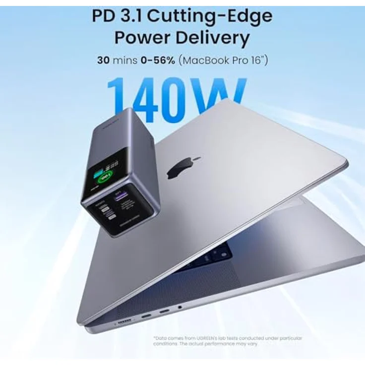 Ugreen 25000mAh 200W Fast Charging Powerbank, Effizientes 200 W Schnellladen – Bild 4