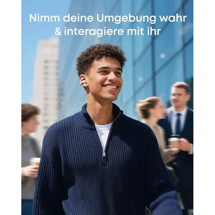 soundcore C50i, In-Ear Kopfhörer mit klarer Klangqualität, weiß – Bild 2
