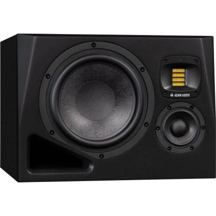ADAM Audio A8H Studiomonitor, 8" MLM-Tiefmitteltöner, 3,5" Mitteltöner, handgefertigter X-ART AMT-Hochtöner, DSP-basierte Raumkorrektur, professioneller Näfeld-/Mittelfeld-Lautsprecher (Links) – Bild 1