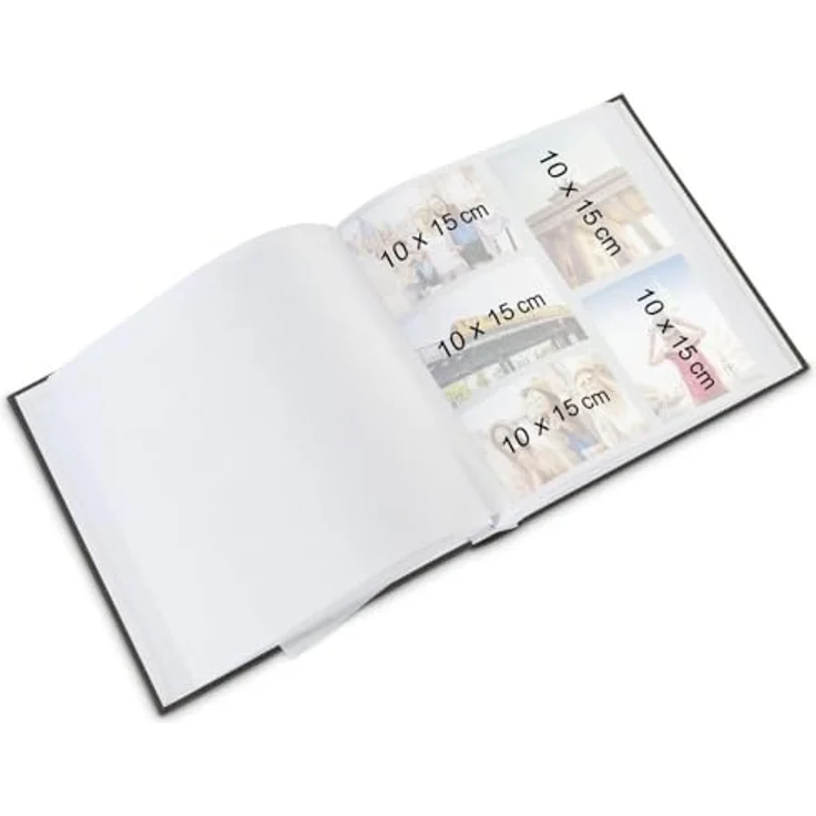 Hama Super-Jumbo-Album London, 34x35 cm, 80 weiße Seiten, Blau – Bild 3
