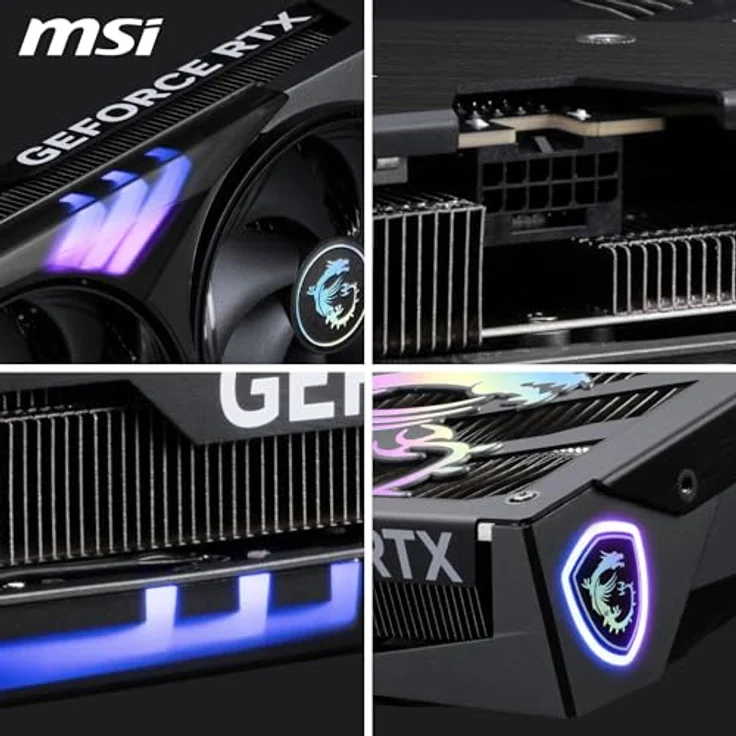 MSI GeForce RTX 5060 Ti 8G GAMING TRIO OC, 8GB GDDR7 Grafikkarte mit HDMI und 3xDP, max. Auflösung 7680x4320 – Bild 8