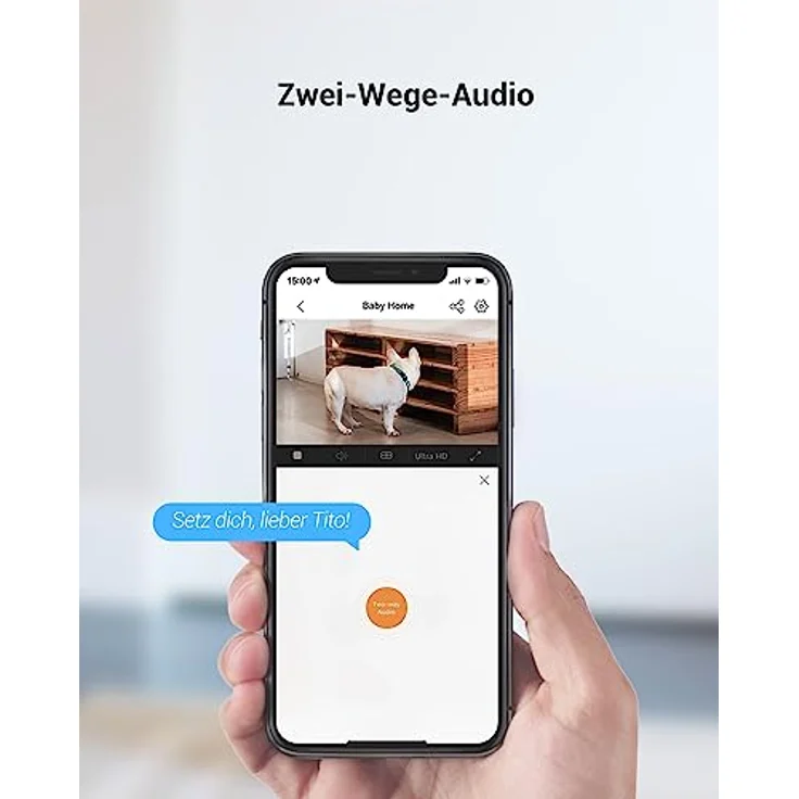 EZVIZ C6N, 2MP WLAN IP Kamera mit Bewegungserfolgung, Zwei-Wege-Audio, IR Nachtsicht, 1080p, schwarz, kompatibel mit Alexa – Bild 5