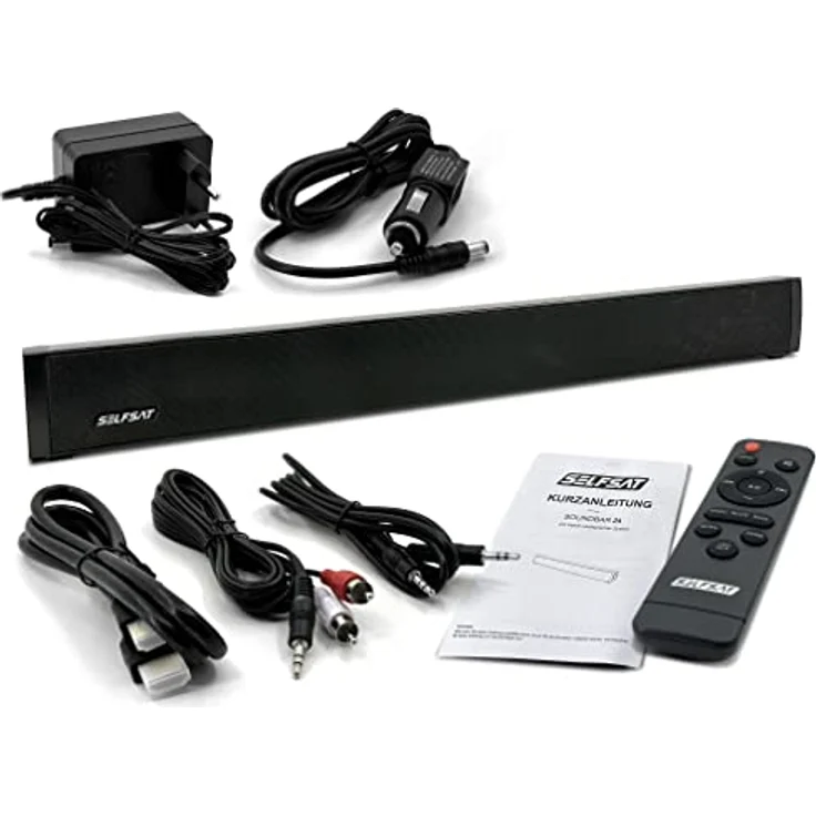 Selfsat 2.0 Soundbar 24 ohne Subwoofer, 30 W, schwarz – Bild 5