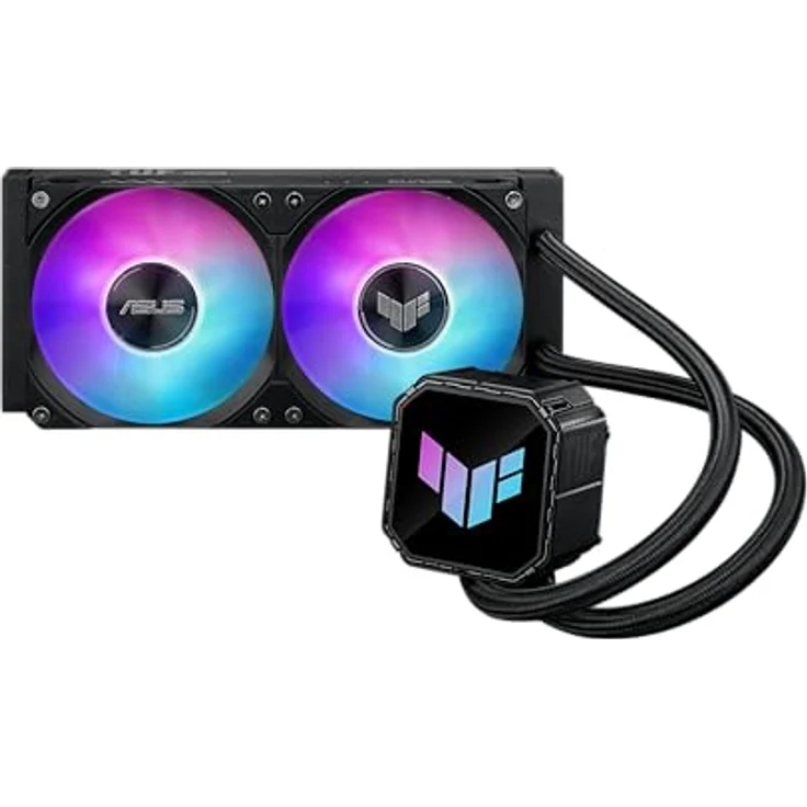 ASUS TUF Gaming LC III 240 ARGB, All-in-One CPU Wasserkühler mit ARGB-Beleuchtung, Schwarz – Bild 2