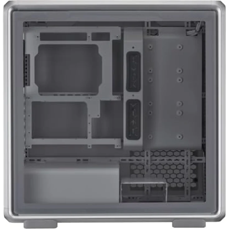Cooler Master MasterFrame 600, PC-Gehäuse aus Aluminium mit flexiblem Design und optimierter Luftzirkulation, Silber – Bild 3