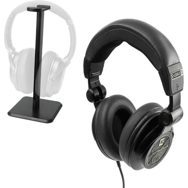 Ultrasone Signature Fusion, professioneller Studio-Kopfhörer mit S-Logic Technologie und Tischstativ