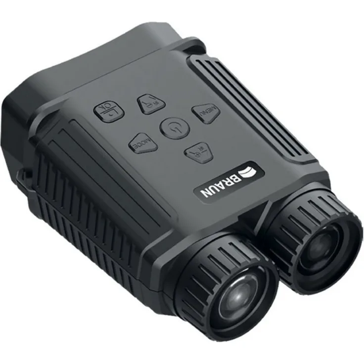 Braun Night Vision Mini Nachtsichtgerät Fernglas, 300 m Reichweite, 25 mm Objektiv, kompakte Größe 10.80 cm x 8.40 cm x 4.90 cm